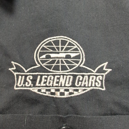 Chemise Dickies S Noire Workwear US Legend Cars Brodée Aération Mch courtes