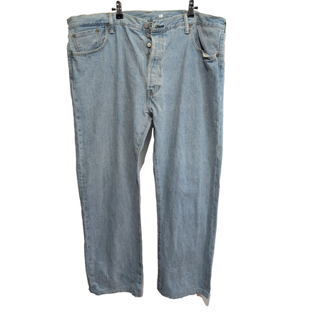 Levi’s 501 Jean Homme W42 L34 Bleu Clair Vintage Pantalon Bouton