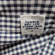 Chemise Ralph Lauren XL Marine Carreaux Shirt Button Down Made Northern Ireland