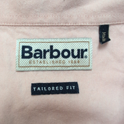 Chemise Barbour Tailored Fit Rose Pâle 100% Coton Taille XXL Ajustée