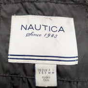 NAUTICA Veste Femme Matelassée S Gris Foncé Boutonnée Hiver Mi-Saison |323BSR