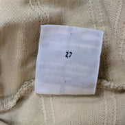Polo manches courtes Polo Ralph Lauren XXL beige crème rayures coton Pima