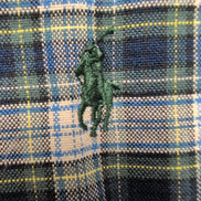 Chemise Ralph Lauren XL Bleue Verte Oxford Classic Fit Button Down Shirt