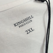 Débardeur Kingshill Polo Club 2XL Blanc Neuf Étiquette 100% Coton