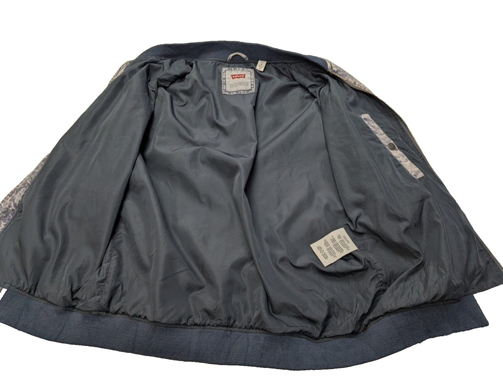 Levi's Vintage Blouson Bomber Coton Effet Jean Délavé M TBE | 293BSR