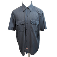 Chemise Dickies XL Bleu Workwear Manches Courtes Poche Stylo manches courtes