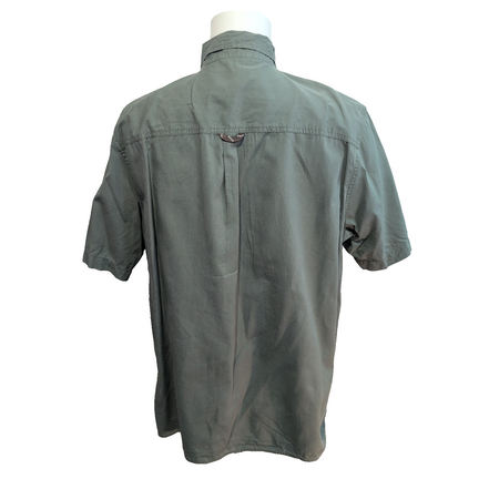 Chemise Wrangler Manche Courte Vert Kaki Tactique Taille XL Deux Poches