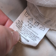 Chemise Wrangler Manches Longues Crème 100% Coton avec Poches Taille L