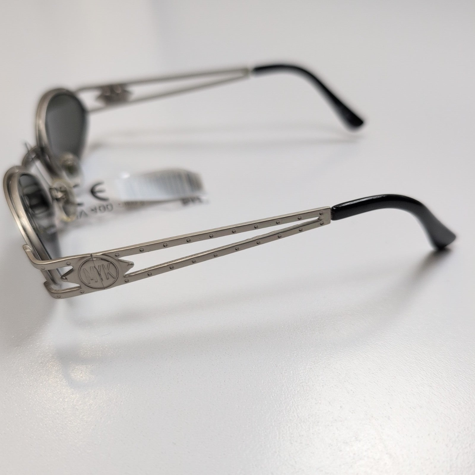 Lunettes de soleil Y2K Cyberpunk Double Branche Branche Large