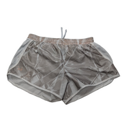 Short de sport Under Armour HeatGear Marron Clair à Motifs - Femme Taille M