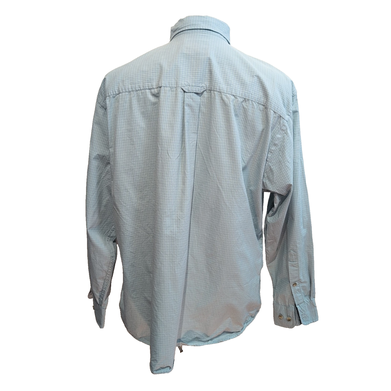 Chemise Pendleton XL Vert Clair Carreaux 100% Coton Poche Homme