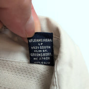 Chemise Wrangler beige crème manches longues retroussables taille XL