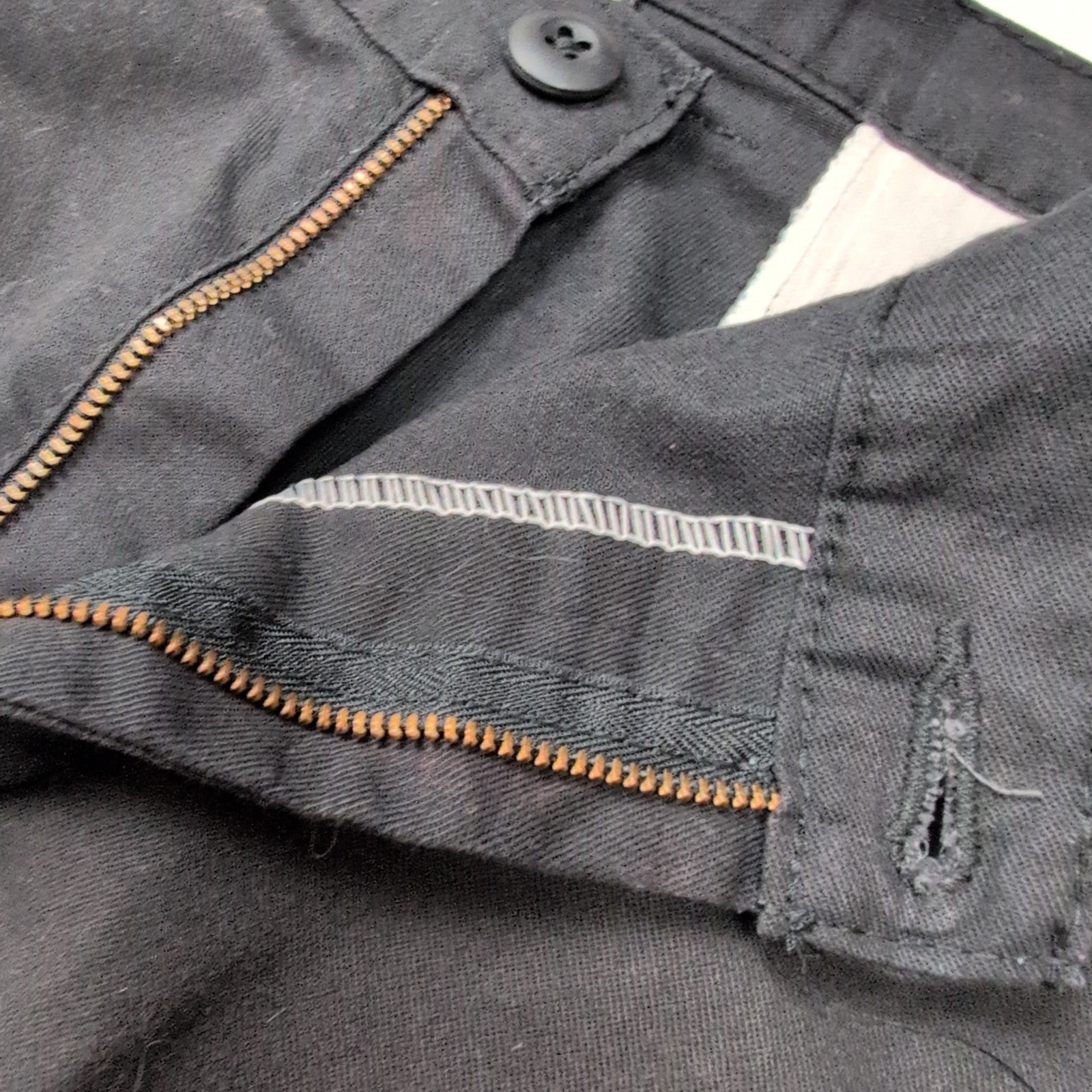 Short Dickies Homme Noir Workwear Coupe Droite Taille W42 Très Bon État