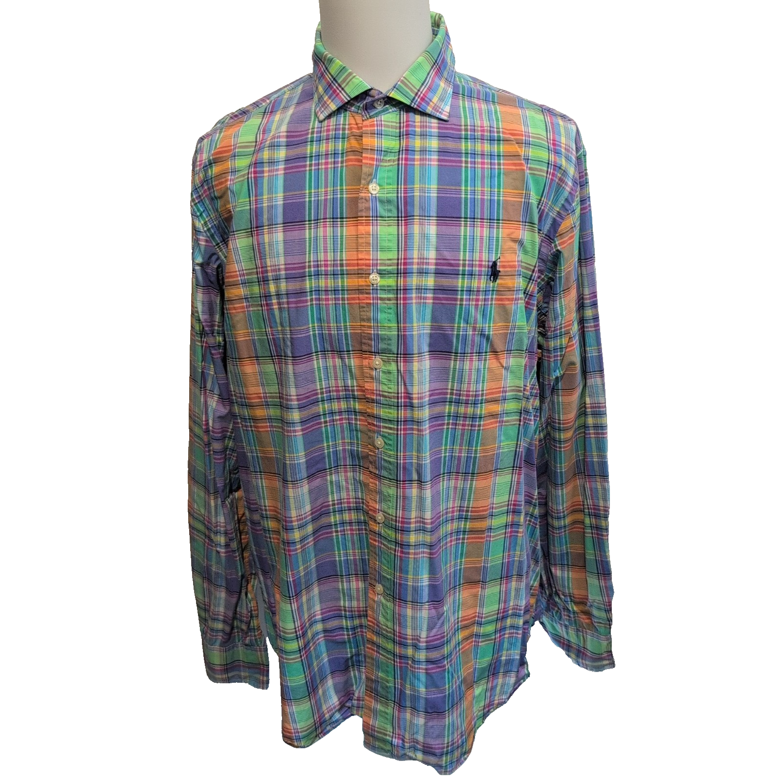 Chemise Polo Ralph Lauren à carreaux stretch multi couleur coton taille XXL