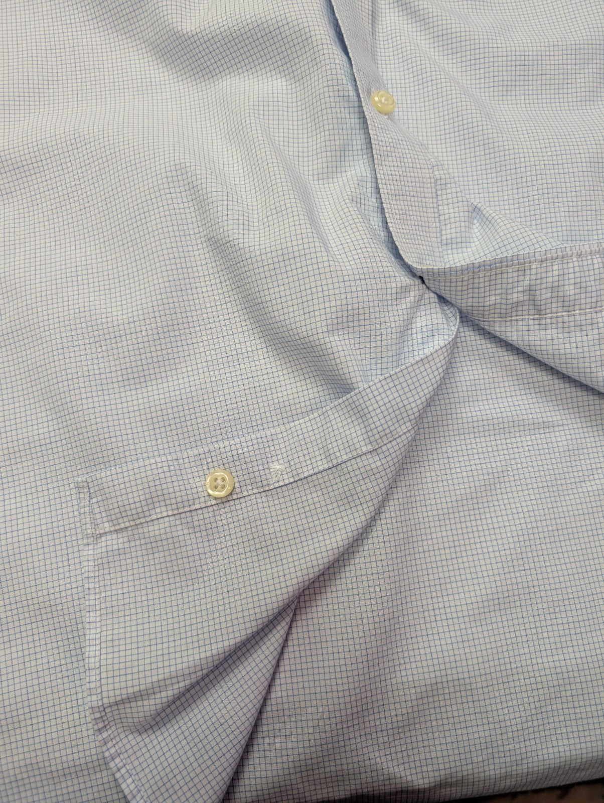 Chemoise Nautica bleu petits carreaux taille XXL #131msch
