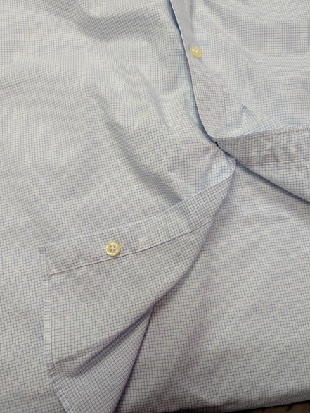 Chemoise Nautica bleu petits carreaux taille XXL #131msch