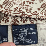 Chemise Tommy Hilfiger motifs fleurie marguerites taille M manches longues homme
