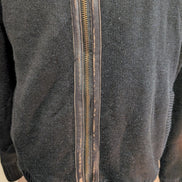 Blouson Schott NYC Vintage M Sherpa Cuir Laine USMC Style Harrington