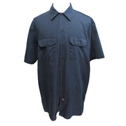 Chemise Dickies XL Made in Honduras Bleu Nuit Workwear Manches Courtes