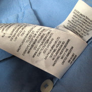 Chemise Polo Ralph Lauren XL Bleue Shirt Button Down Manches Courtes QR code