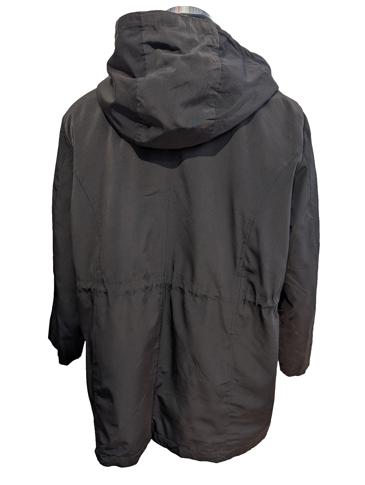 NAUTICA Parka Manteau Long Femme XL Noir Doublure Amovible 3-en-1 | 324BSR