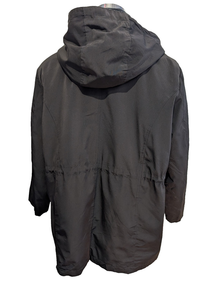 NAUTICA Parka Manteau Long Femme XL Noir Doublure Amovible 3-en-1 | 324BSR