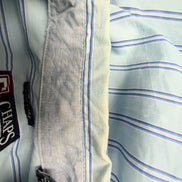 Chemise Chaps bleue à rayures taille L #46e