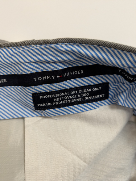 Pantalon de Costume TOMMY HILFIGER Gris 👔 Taille W32 (L27 réelle) 👔 Excellent