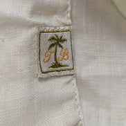 Chemise hawaïenne lin Tommy Bahama manches courtes taille M #725 hawaienne