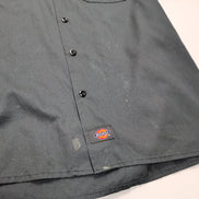 Chemise Dickies L Gris Workwear North American Roofing Vintage