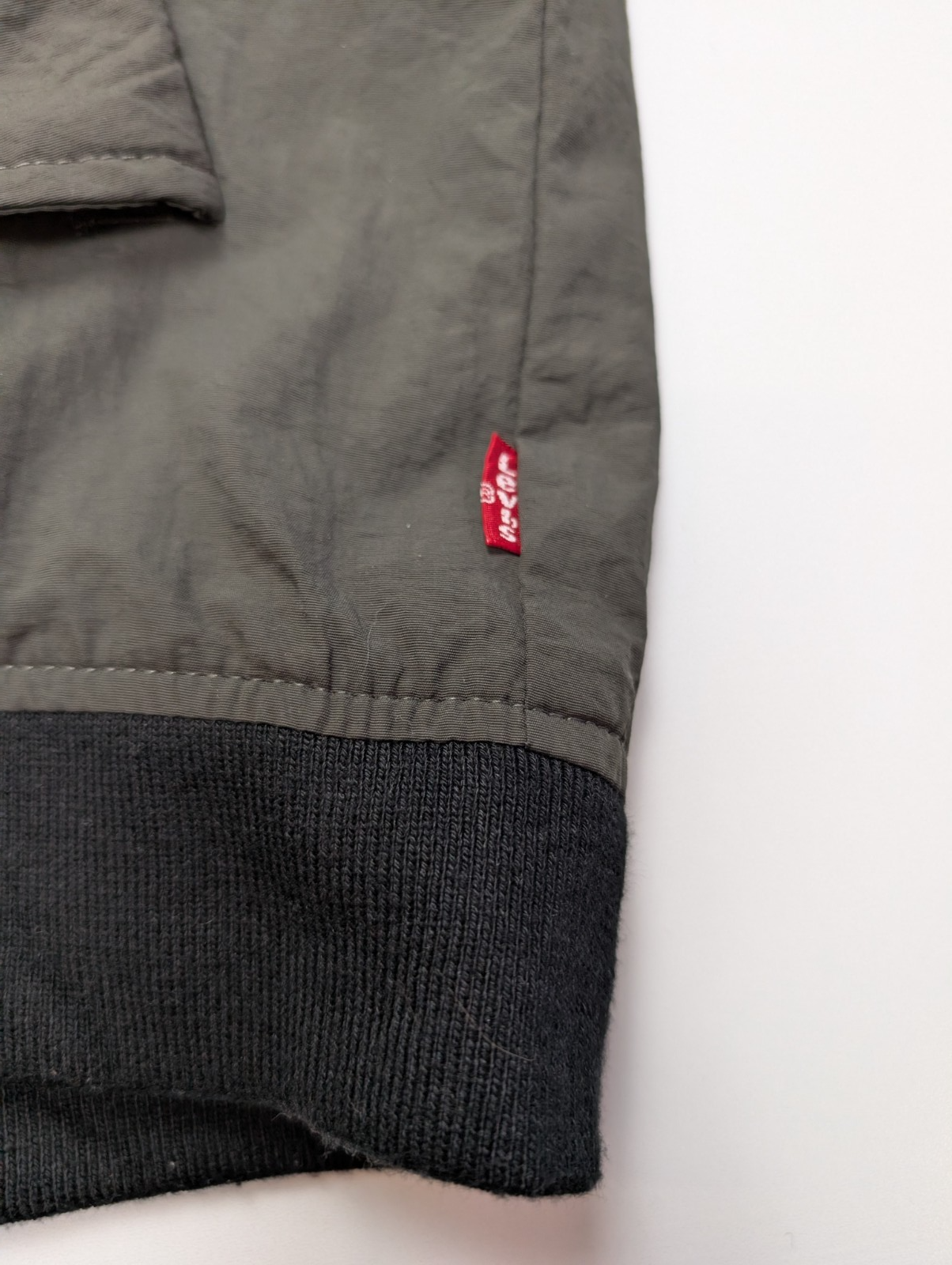 Levi's Blouson Veste Nylon Kaki Capuche M | 292BSR
