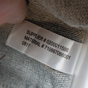 Pull POLO RALPH LAUREN Homme XL Gris Foncé Col V Logo Ton sur Ton Excellent État