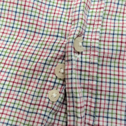 Chemise U.S. Polo Assn L Micro Carreaux Rouge Bleu Vert Coton Logo Poche