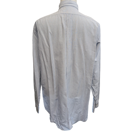 Chemise Ralph Lauren Yarmouth XL Rayures Bleu Oxford Button Down Shirt