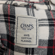 Chemise Flanelle CHAPS L Bûcheron Rouge Noir Blanc |279S