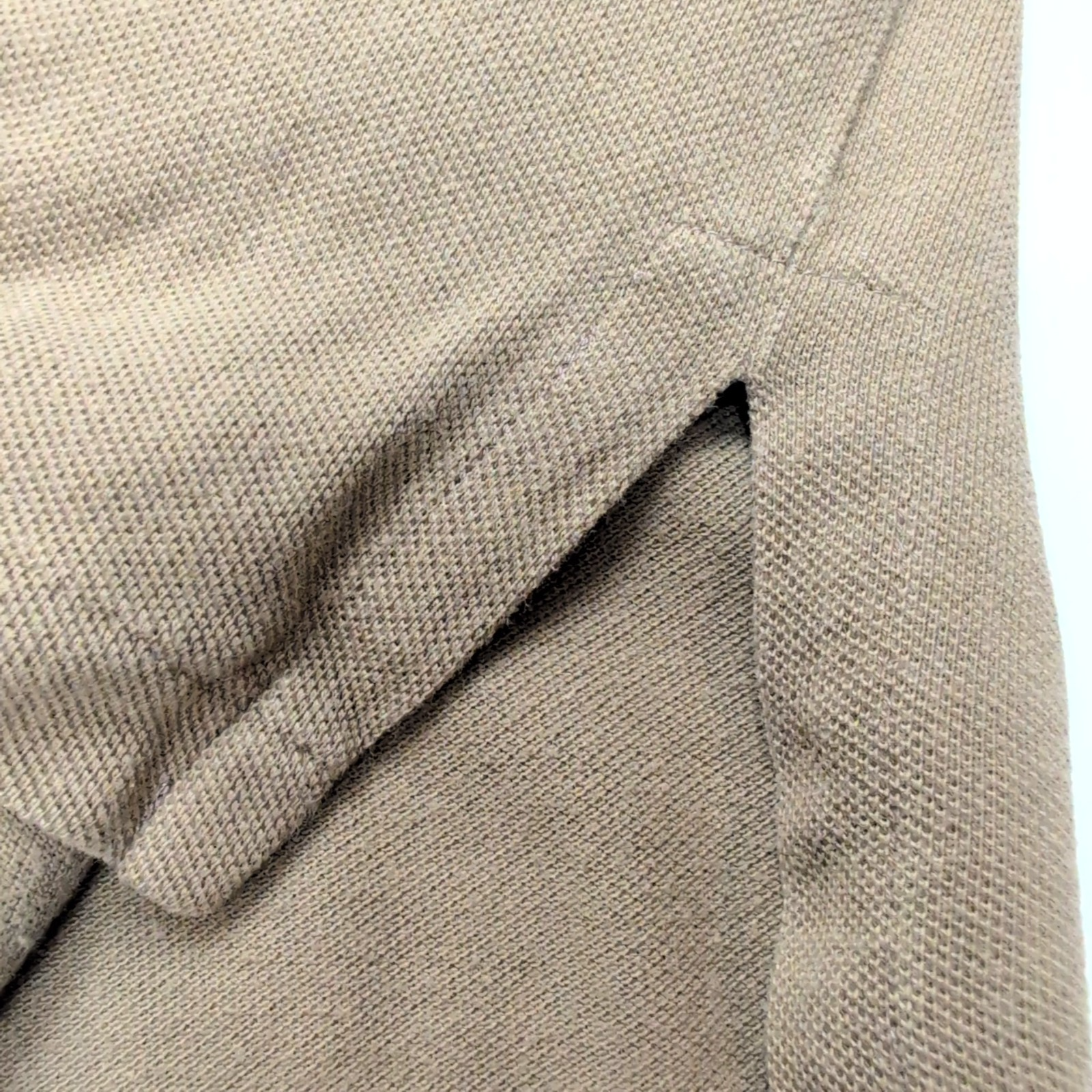 Polo Ralph Lauren Homme L Kaki Logo Orange Polo Manches Courtes