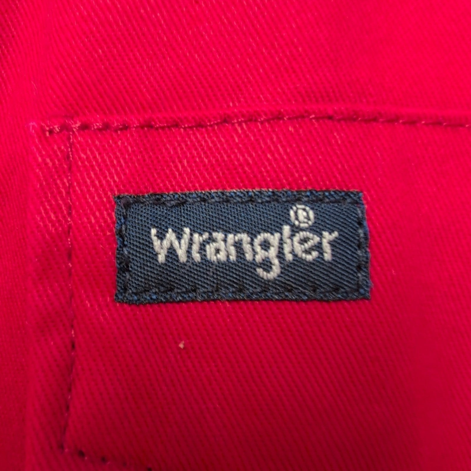 Chemise Wrangler Western 2 poches Garçon XL 14-16 ans Rouge