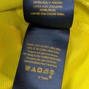 Polo manches courtes Polo Ralph Lauren femme jaune logo violet Skinny L
