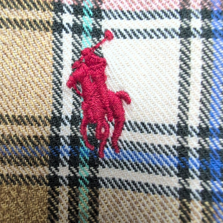 Chemise Ralph Lauren Vintage L Flanelle Carreaux Manches Longues