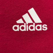 ➜ Sweat à Capuche Adidas Rouge Logo Blanc - Taille L (Ajusté)
