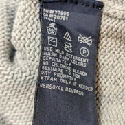 Pull Tommy Hilfiger Homme Col Rond Gris Maille Robuste - Taille XL