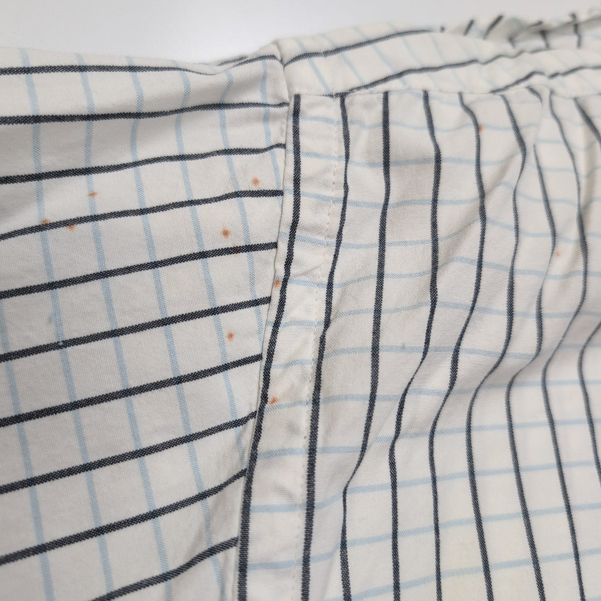 Chemise Ralph Lauren Blake XXL Carreaux Bleu Manches Courtes Button Down Shirt