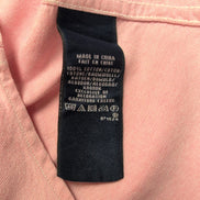 Chemise Ralph Lauren Sport Femme 14 Rose Oxford Logo Doré Cintrée