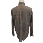 Chemise Ralph Lauren Blake L/XL Camel Noir Rouge Flanelle Button Down Shirt