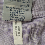 Chemise Polo Ralph Lauren Shirt XS S Custom Fit Oxford Lila Violet Button Down