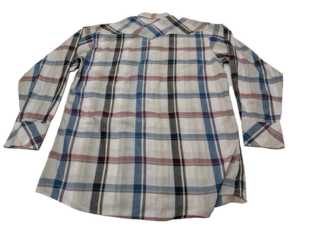 Chemise Corral West Ranch Wear cow-boy western à carreaux taille L