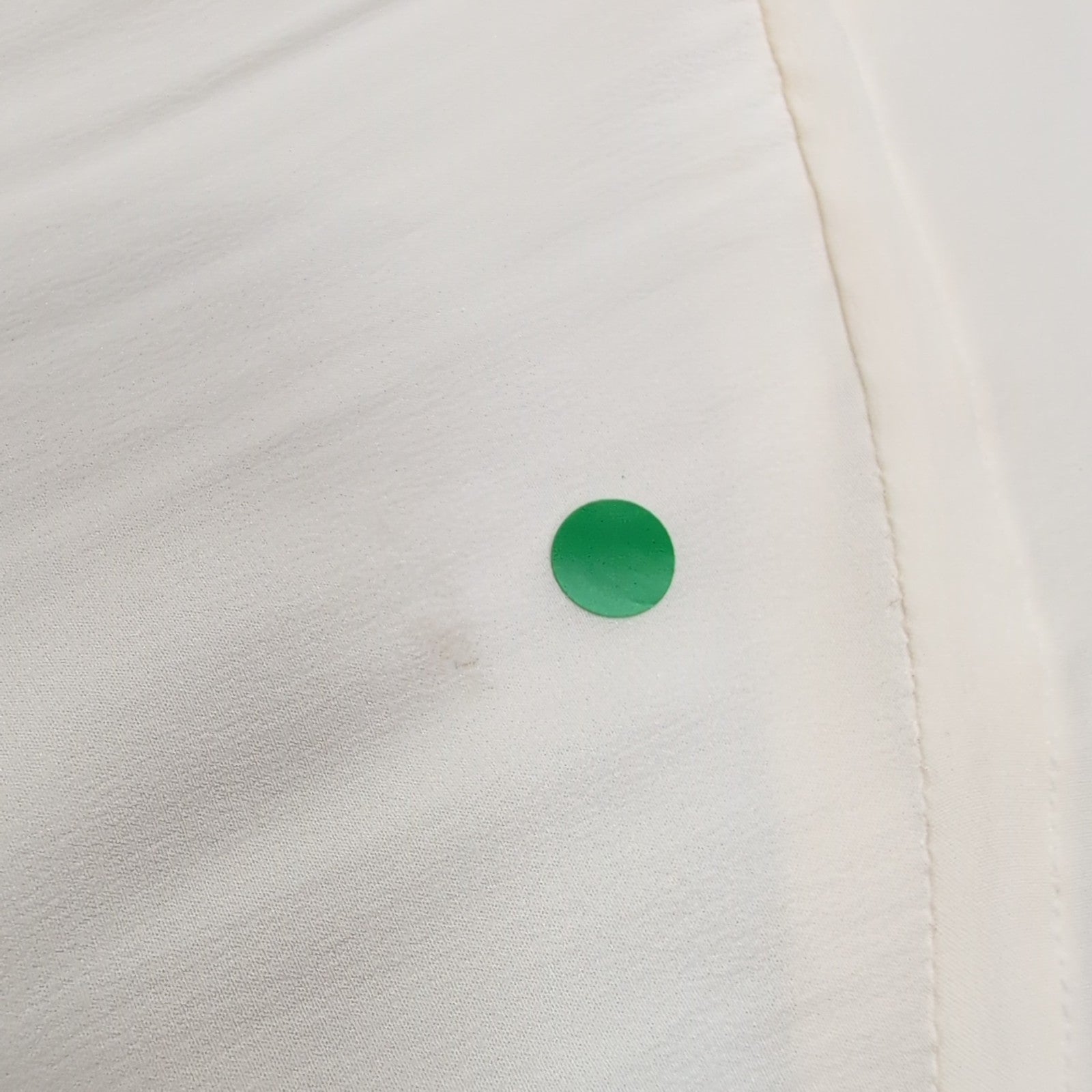 Chemise Ingram Made in Italy M/L 100% Soie Poignets Mousquetaire Blanche