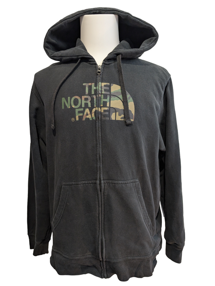 Veste à Capuche homme THE NORTH FACE Noire Logo Camouflage - Taille L