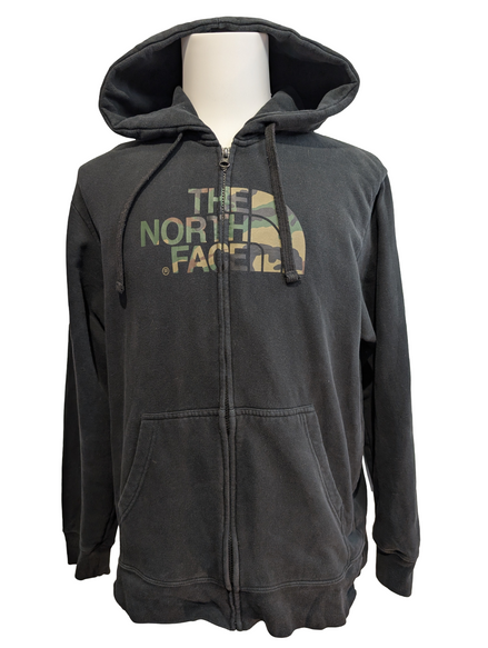 Veste à Capuche homme THE NORTH FACE Noire Logo Camouflage - Taille L