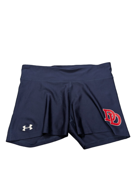 Short de Compression Under Armour Bleu Marine Graphique - Femme Taille L
